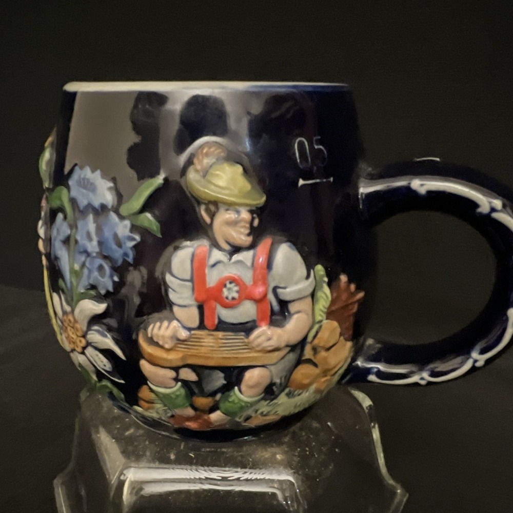 Reinhold Merkelbach 3813 Tyrolean Dancers 0.5L Beer Stein Mug
